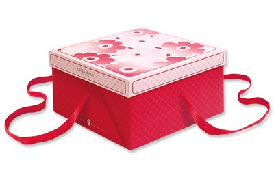 壽糕盒10吋祝福A08-33-10