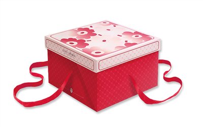 壽糕盒8吋祝福A08-33-8
